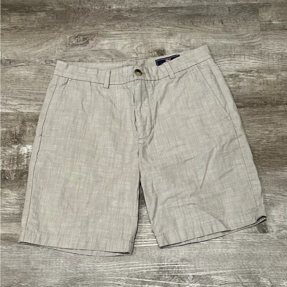 Vineyard Vines Links Short 32 100% Polyester Flat Chino 8.5" Shorts